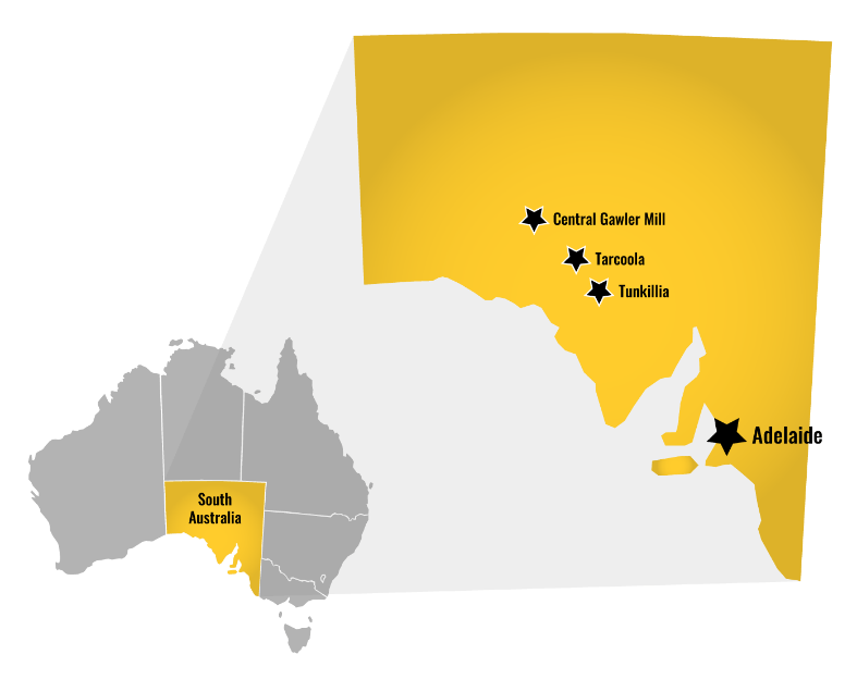 'Stage 1' Resources at Central Gawler Mill Grow to 223koz Au