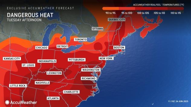 Heat dome to break down as downpours and thunderstorms erupt
