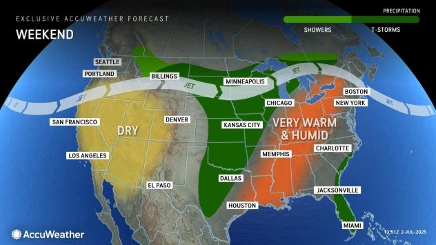 Big heat coming to western US following Independence Day weekend