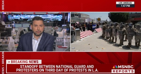 How the News Networks Are Covering the L.A. Immigration Protests