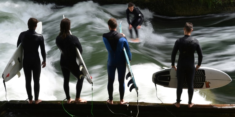 Aloha, Bavaria! Munich surfers riding wild river wave again