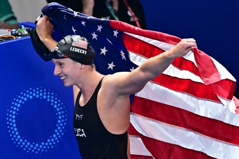 Ledecky wins 22nd world title as Popovici savours 'scary' gold