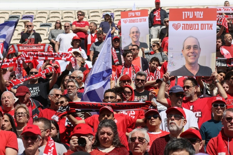 Thousands mass for funeral procession of Israeli hostage killed in Gaza