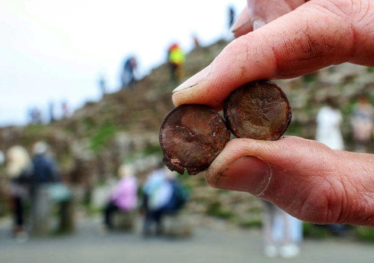 Tourist coins pose giant problem at N. Ireland's famous causeway site