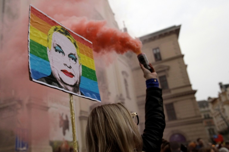 Major turnout as Budapest Pride defies Orban's ban in Hungary