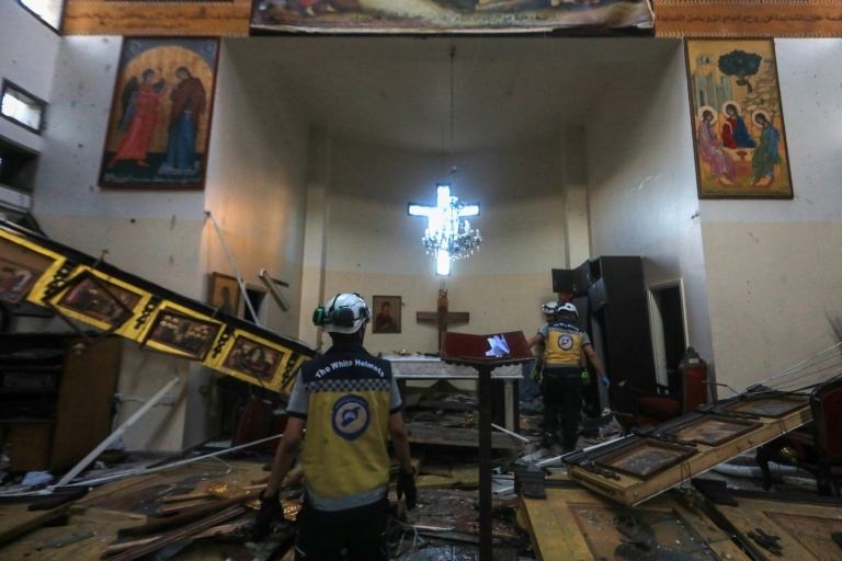 Fearful Syrian Christians demand justice, protection after church bombing