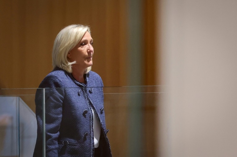 Far-right leaders rally around France's Le Pen after poll ban