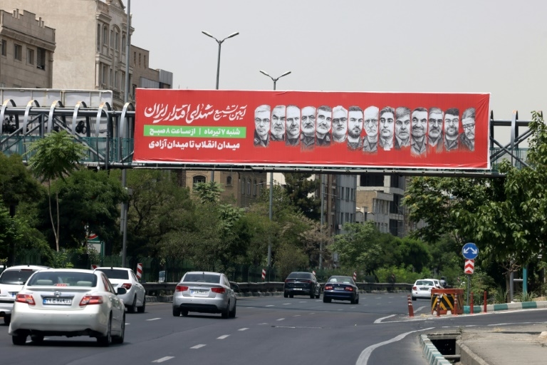 Iran holds state funeral for top brass slain in war with Israel