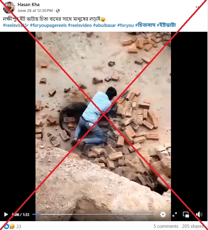 Leopard attack clip shot in India, not Bangladesh