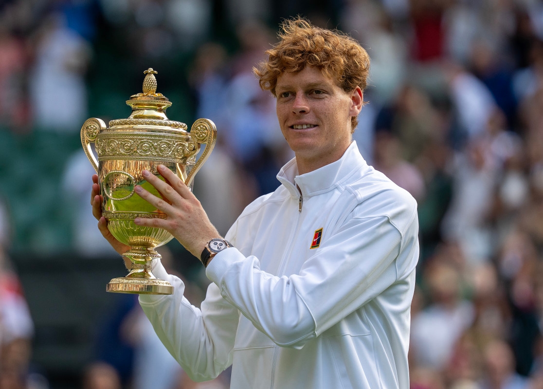 George Russell Has Two-Word Reaction to Jannik Sinner's Wimbledon Win Over Carlos Alcaraz