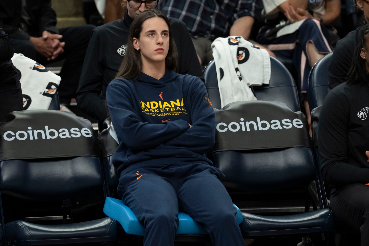 Caitlin Clark Turns Heads on Bench During Fever-Aces