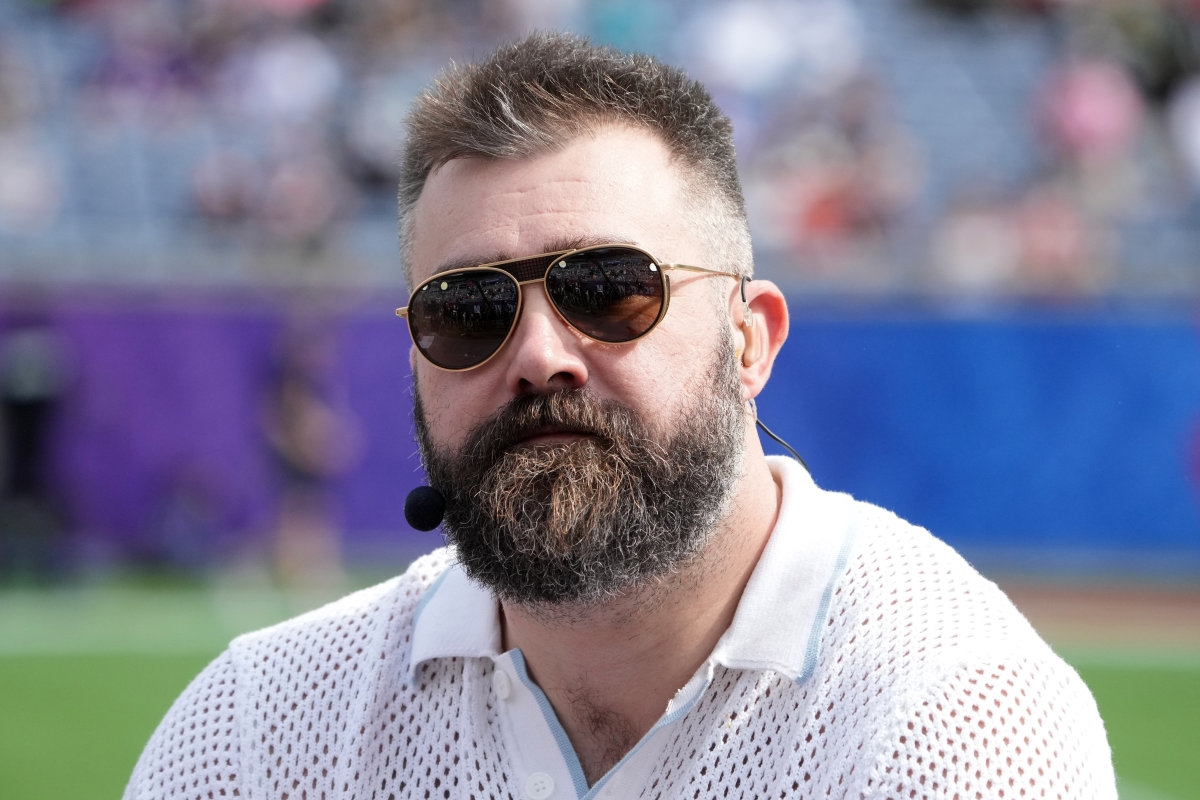 Jason Kelce Strips to Speedo in Million-Dollar Mission Viral Video