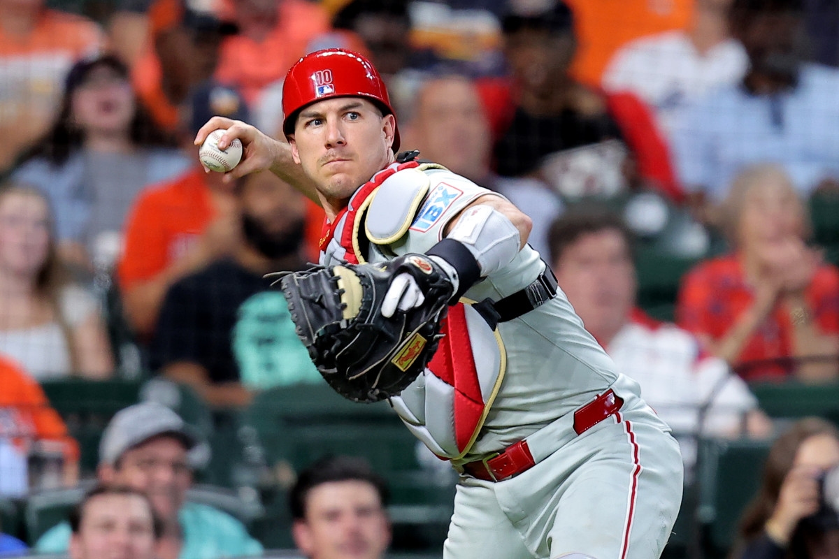Phillies' J.T. Realmuto Said Mick Abel Was 'Missing All Over the Place' in Latest Start
