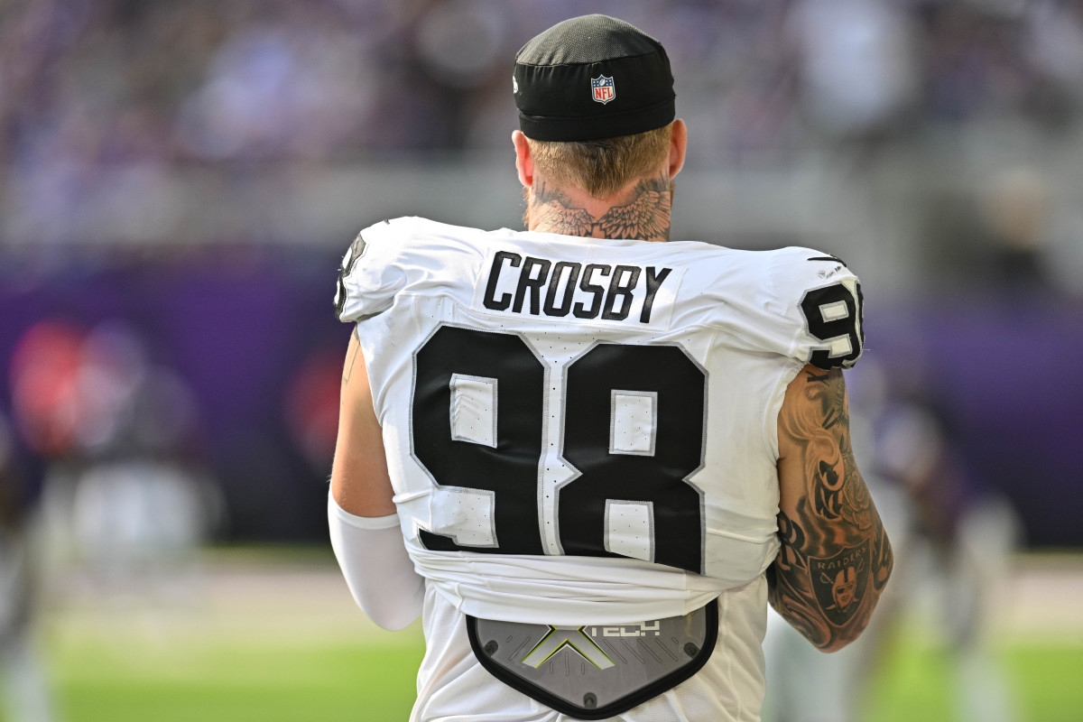Raiders' Maxx Crosby Climbs the Ladder in ESPN's Positional Rankings