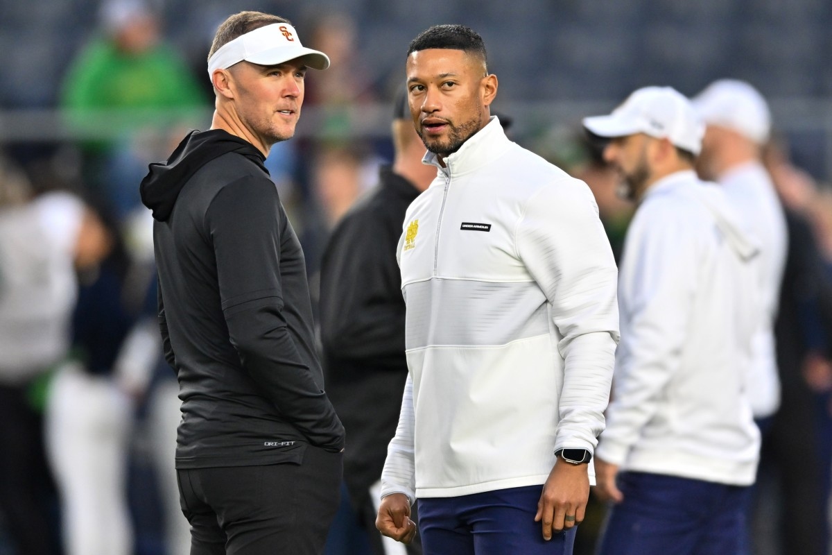 Lincoln Riley's Cryptic Six-Word Reaction to Future of USC, Notre Dame Rivalry Debate