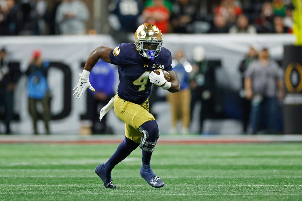 CBS Sports Named Notre Dame's Jeremiyah Love The Top Underdog To Win The Heisman Trophy