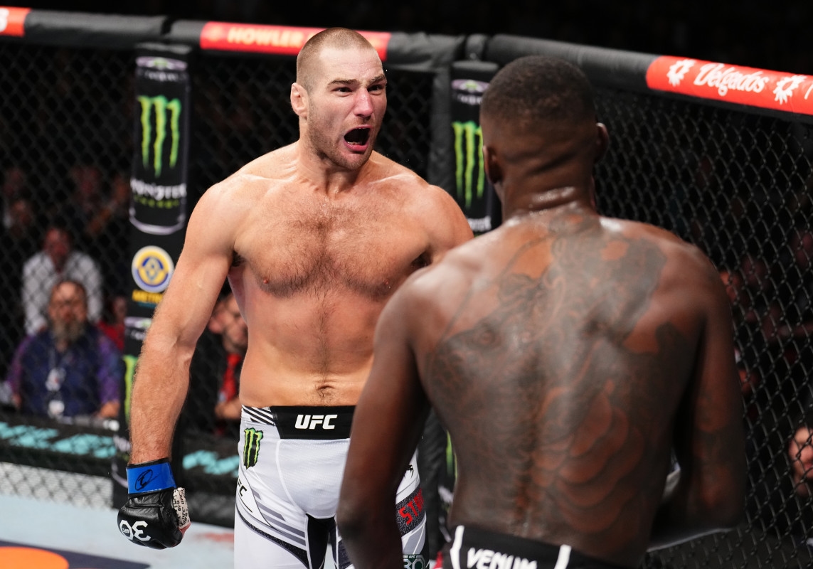 UFC Star Sean Strickland Storms Cage and Brawls With Fighter Who Beat His Teammate (Video)