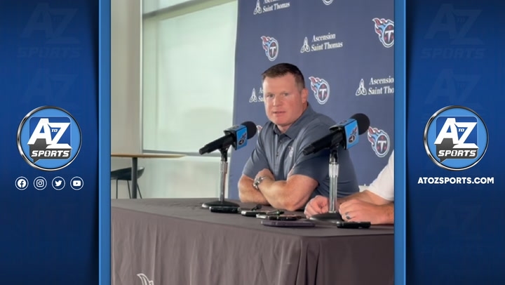 Titans President of Football Operations, Chad Brinker, & GM Mike Borgonzi kick off 2025 Training Camp