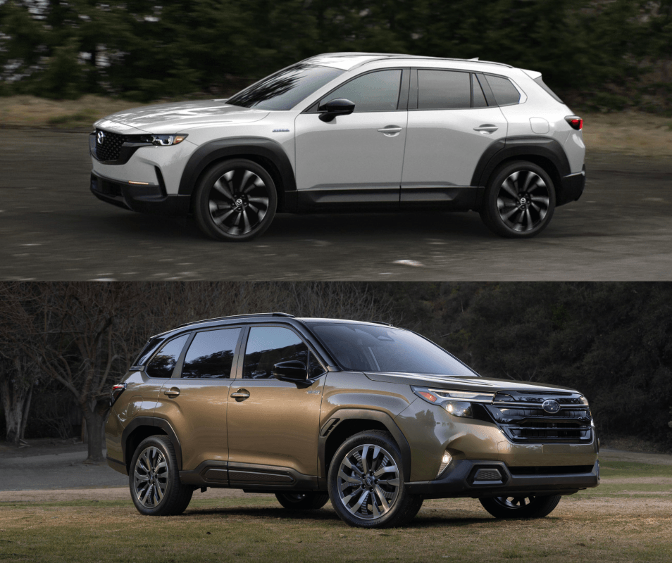 2025 Subaru Forester Hybrid vs Mazda CX-50 Hybrid: Which Makes Better Use of Toyota's Hybrid Tech?