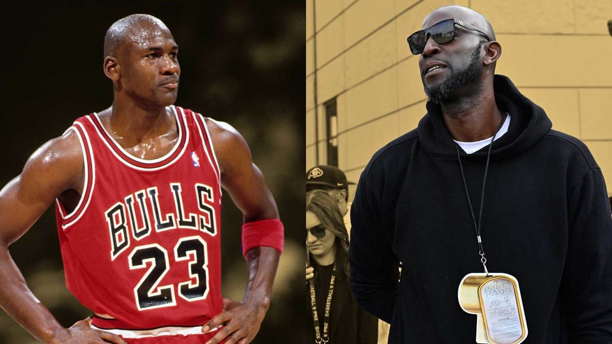 Kevin Garnett left Michael Jordan off his all-time starting five: "He is the god, and we copied him and s—t, but I got Kob' at my two"