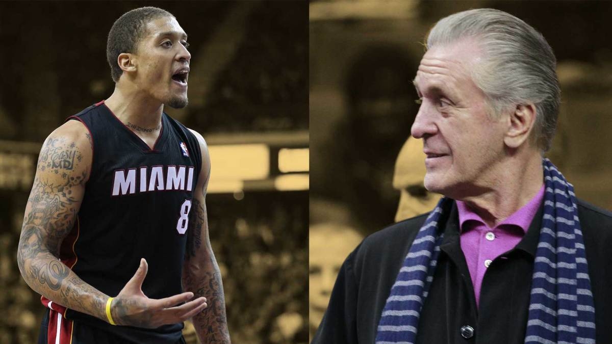 Michael Beasley shares the gangster way Pat Riley welcomed him to Miami: "Pulled up in a '47 Mercury, matte black"