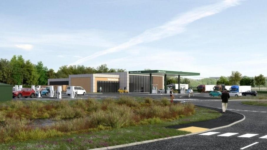 New service station planned for busy A-road