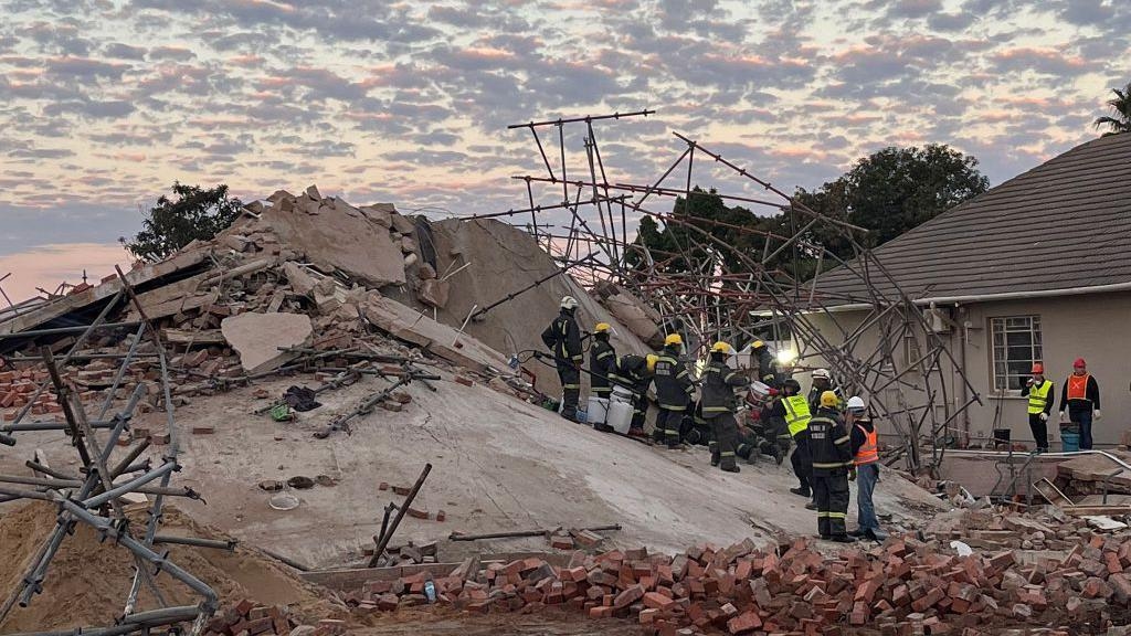 South Africa building collapse that killed 34 was 'entirely preventable', minister says