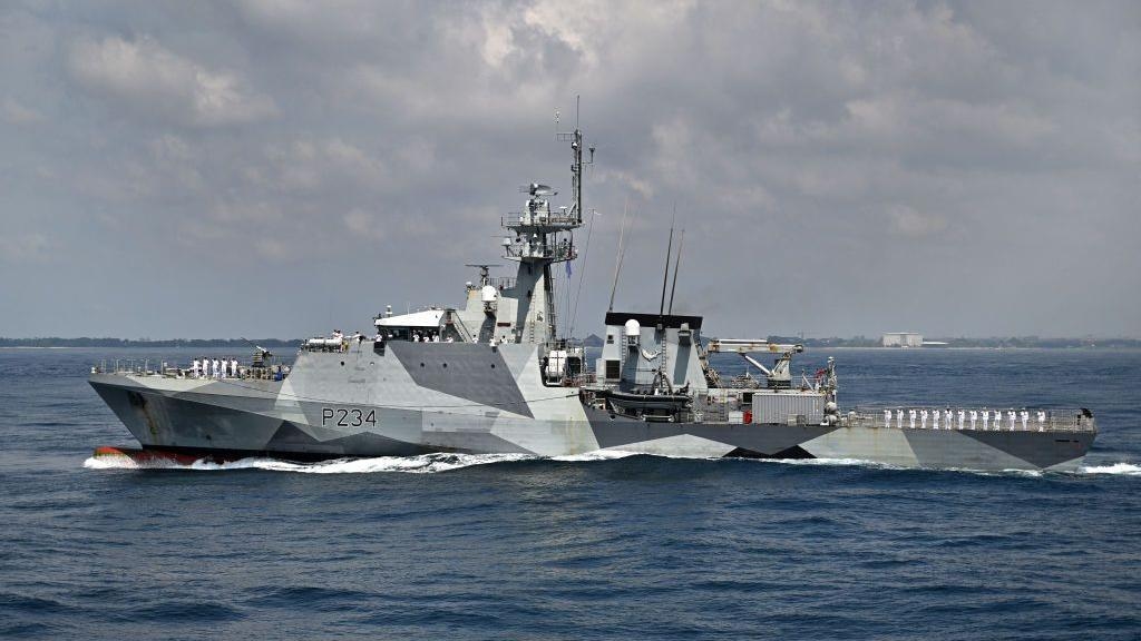 China criticises UK warship sailing in Taiwan Strait