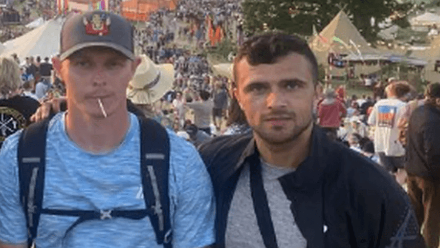 Men accused of murder plot pictured at Glastonbury