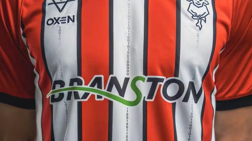 Lincoln City football kit features coded message