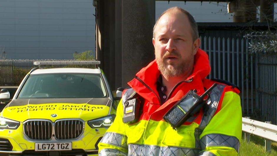 Road workers abused by frustrated drivers