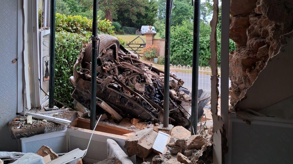 'We joked a car would come through our window'