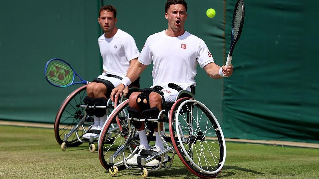 GB's Hewett & Reid lose Wimbledon wheelchair final