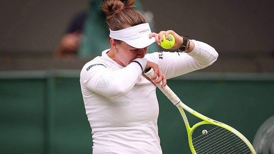 Tearful champion Krejcikova knocked out of Wimbledon