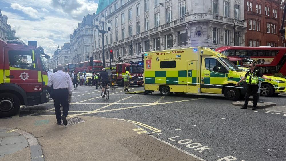 Man in life-threatening condition after bus crash