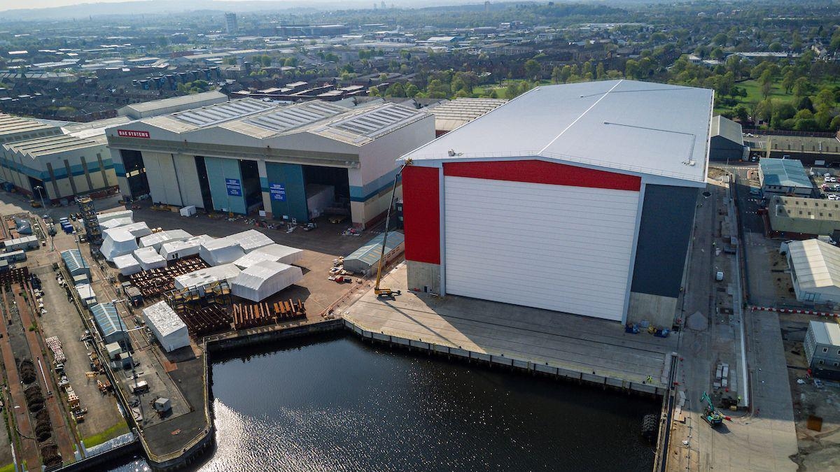 Shipbuilding hall named after 'pioneering' female electrician opens