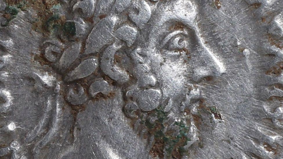 Detectorist finds hoard of Roman silver coins