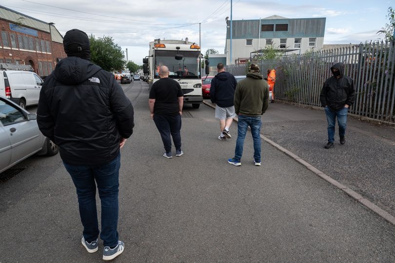 Birmingham depot where lorries delayed again by striking bin workers