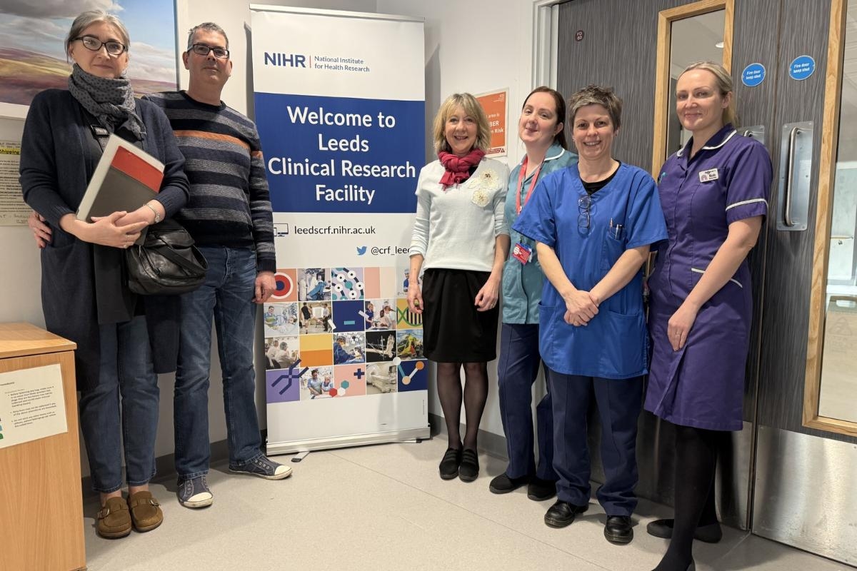 Man first in world to join new part of brain cancer trial in Leeds