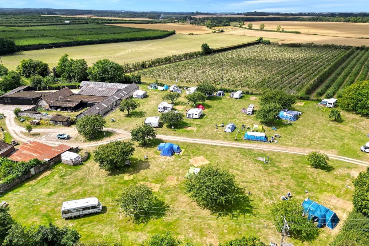 ‘Picturesque' Kent campsite set within cherry orchard named among UK's best