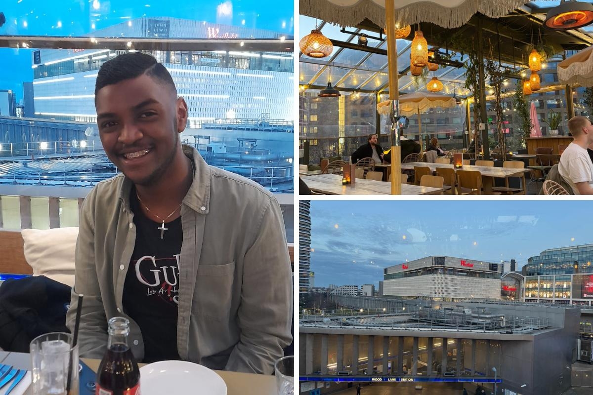 ‘I had dinner at a London rooftop bar with brilliant food and STUNNING city views'