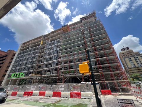 Peachtree Group Celebrates Topping Out of Residence Inn by Marriott in San Antonio, Texas