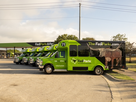Fast Park & Relax Unveils New Branding, ‘Herd' of Airport Shuttles, Paying Tribute to the Texas Longhorns that Call Its Austin Facility Home