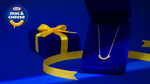 This Mother's Day, Give Mom the Only Little Blue Box She Needs with Kraft Mac & Cheese's 14k Gold Macaroni Necklace