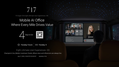 YT Jia Shares Weekly Investor Update: Actor Cody Walker to Speak Onsite and Reveal FX Product & Tech at the Global Initial Launch of the FX Super One MPV July 17