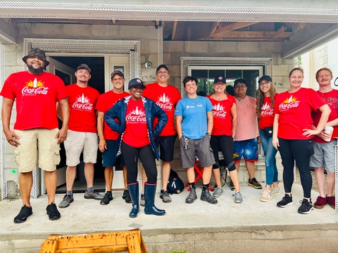 Coca-Cola Beverages Florida Sponsors Its 19th Habitat Home Build as It Celebrates Its 10-Year Anniversary