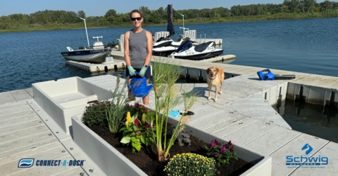 Elkhart Plastics Introduces Schwig's Garden Box for Connect-A-Dock Line