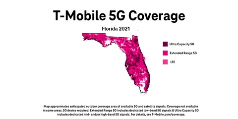 T-Mobile Completes $2B Network Expansion in Florida, Covering Entire State with Ultra-Fast 5G Coverage