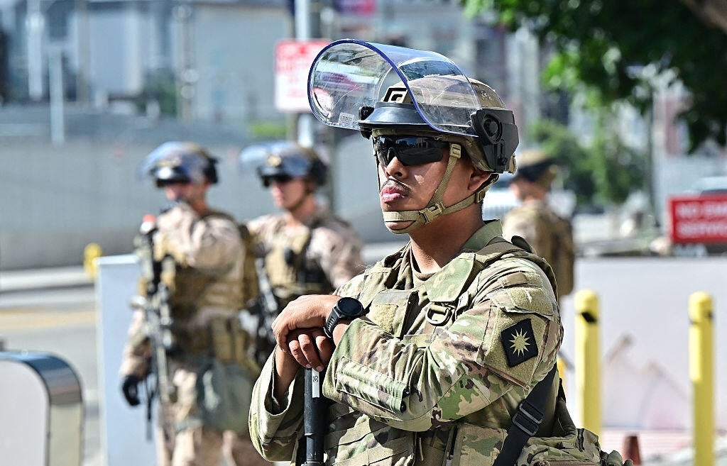 2,000 more National Guard troops sent to Los Angeles, Pentagon says