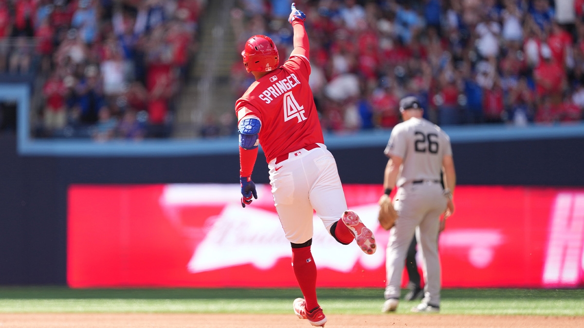 Blue Jays' George Springer blasts incredible grand slam vs. Yankees